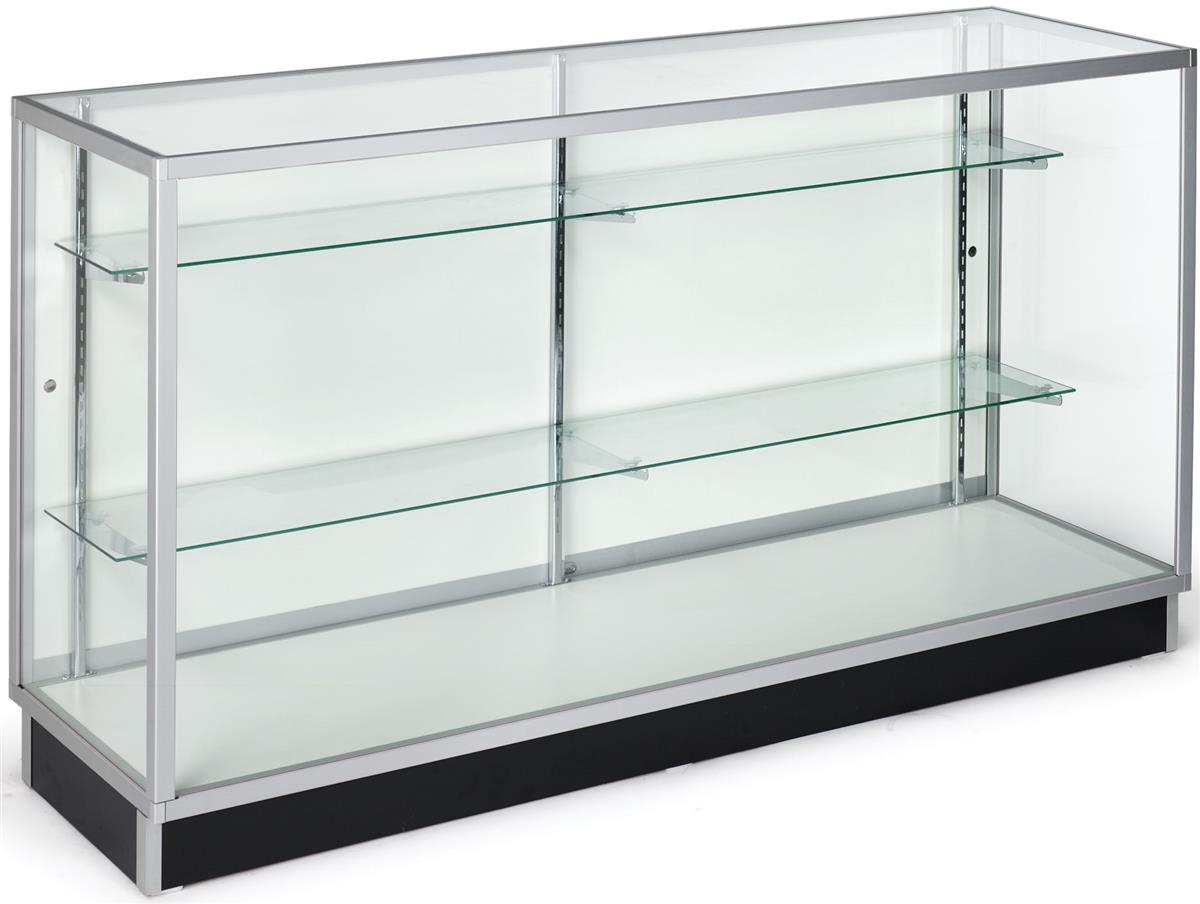 Elegant Glass Display Cabinets in Retail
