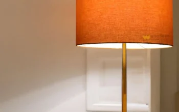 Orange Lampshades