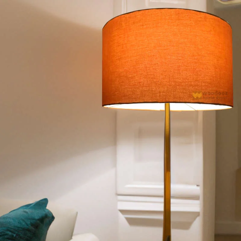 Do Orange Lampshades Make a Room Feel Too Bright?